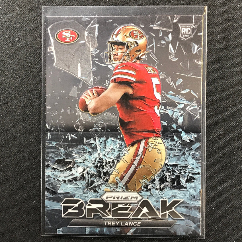 2021 Prizm Trey Lance Rookie Prizm Break Base No 7