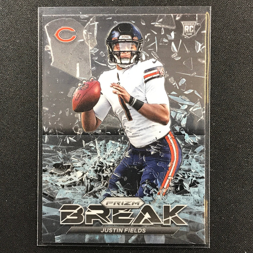 2021 Prizm Justin Fields Rookie Prizm Break Base No 8
