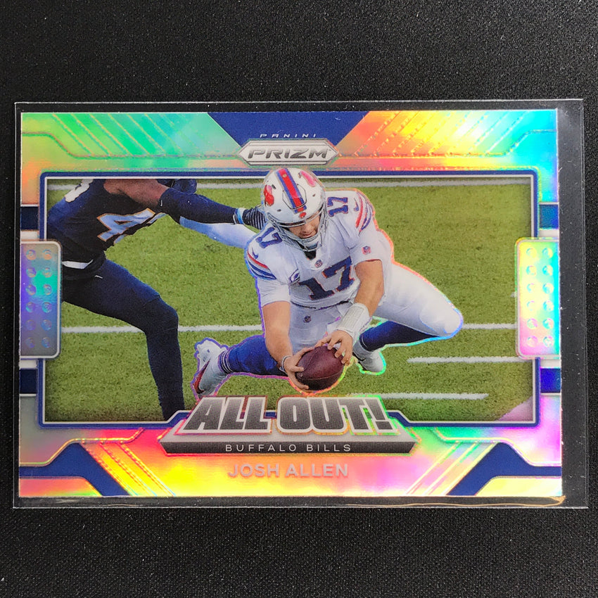 2021 Prizm Josh Allen All Out Silver No 2