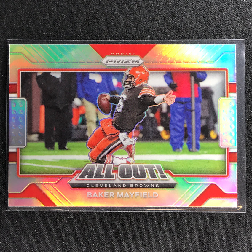 2021 Prizm Baker Mayfield All Out Silver No 11
