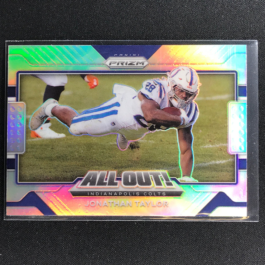2021 Prizm Jonathan Taylor All Out Silver No 19