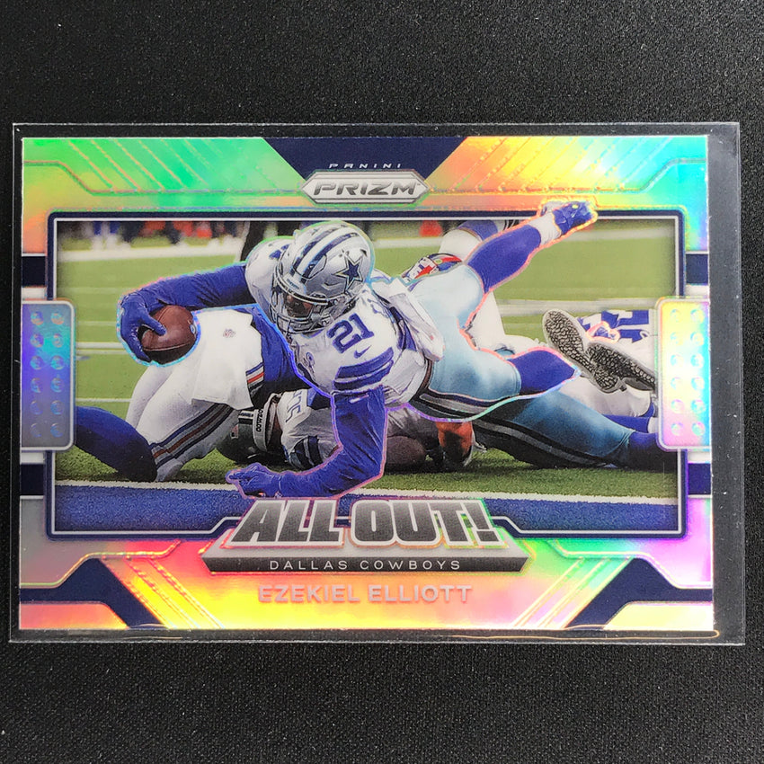 2021 Prizm Ezekiel Elliott All Out Silver No 21