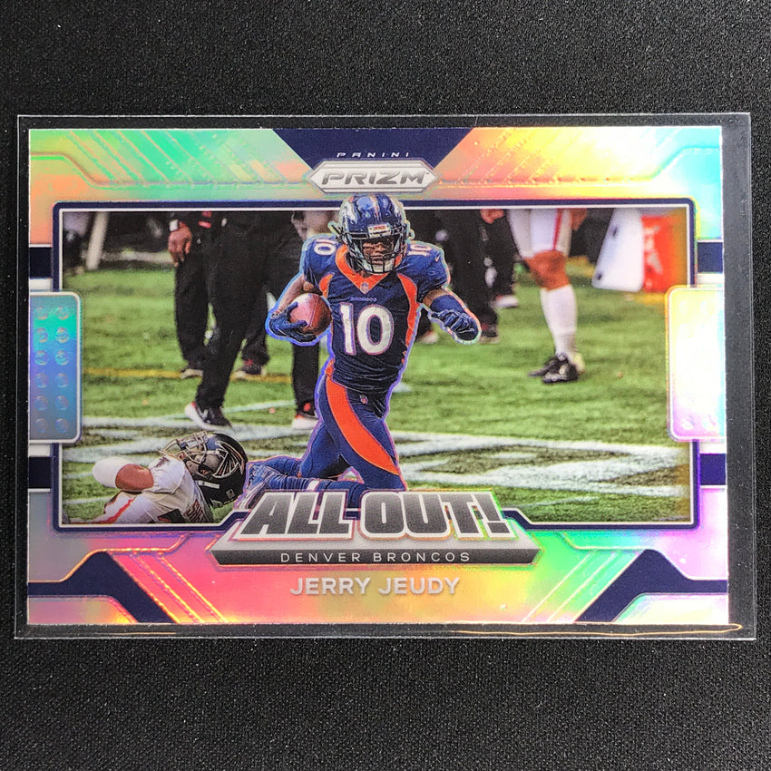 2021 Prizm Jerry Jeudy All Out Silver No 35