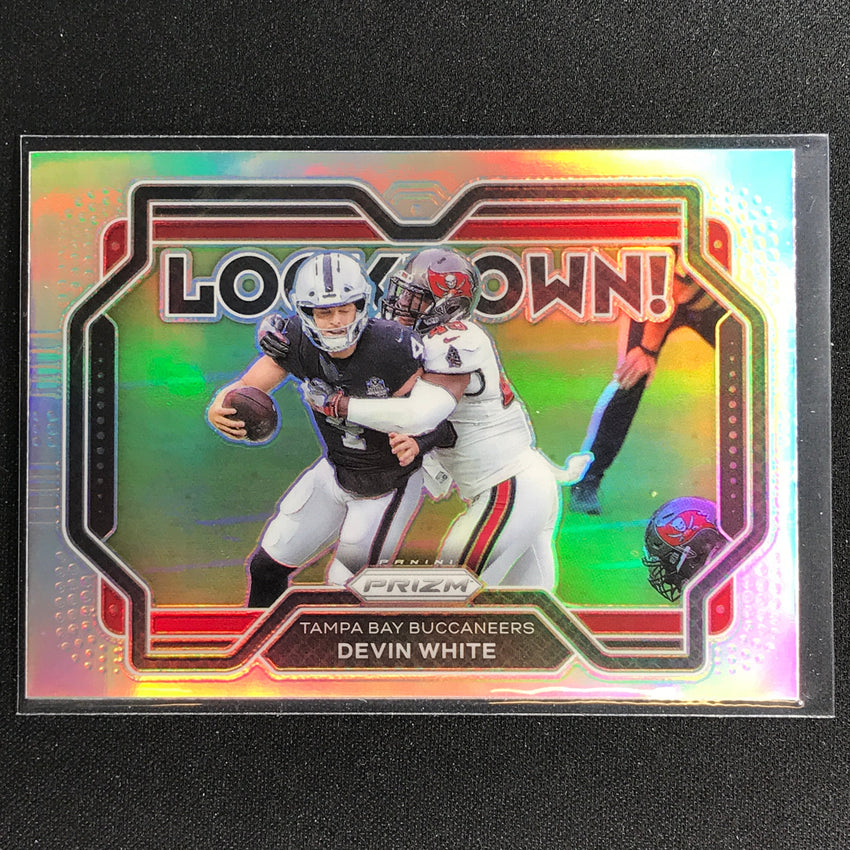 2021 Prizm Devin White Lockdown Silver No 2