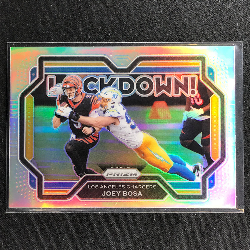 2021 Prizm Joey Bosa Lockdown Silver No 12