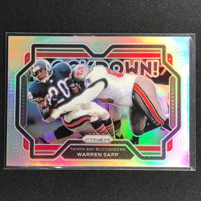 2021 Prizm Warren Sanders Lockdown Silver No 24