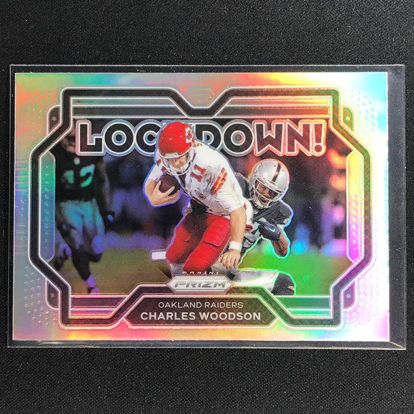 2021 Prizm Charles Woodson Lockdown Silver No 27