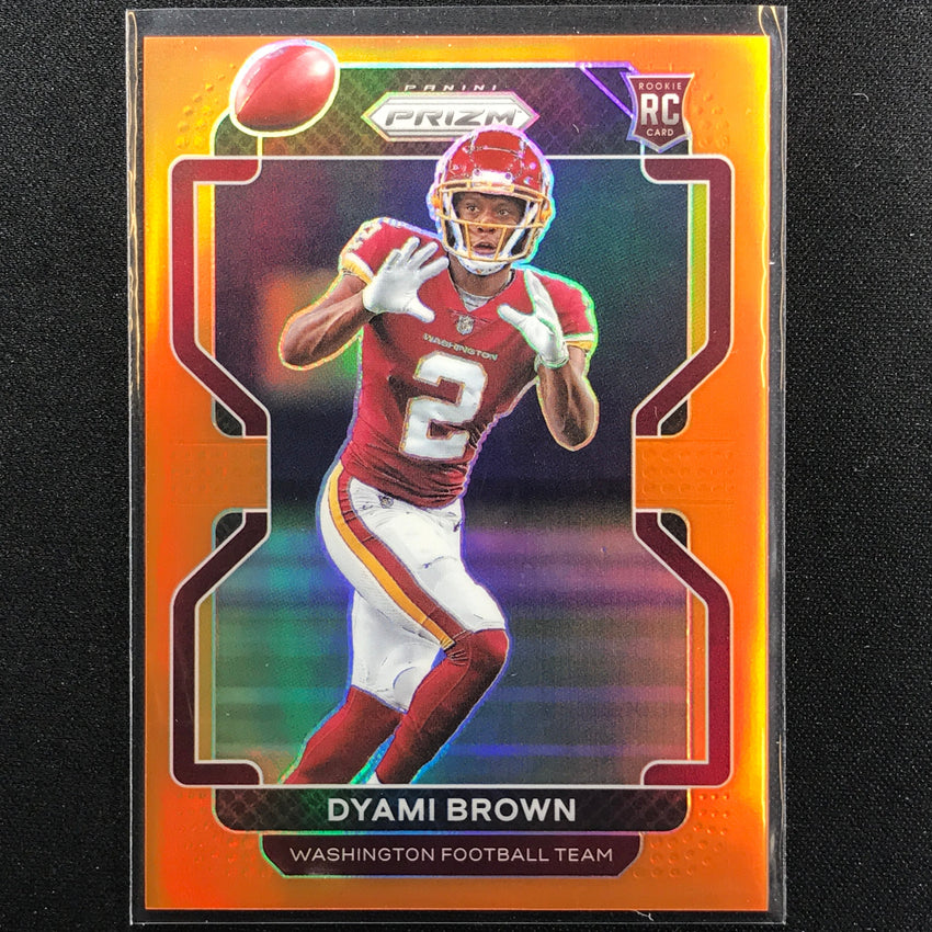 2021 Prizm Dyami Brown Rookie Orange 151/249