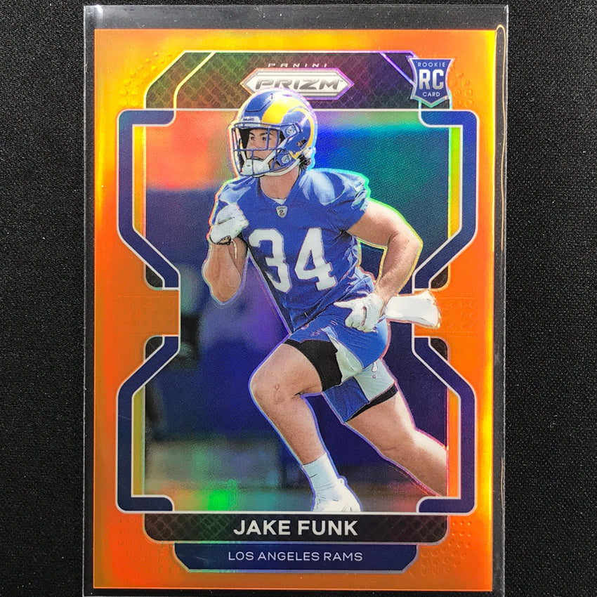 2021 Prizm Jake Funk Rookie Orange 192/249