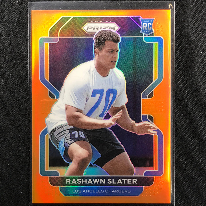 2021 Prizm Rashawn Slater Rookie Orange 39/249