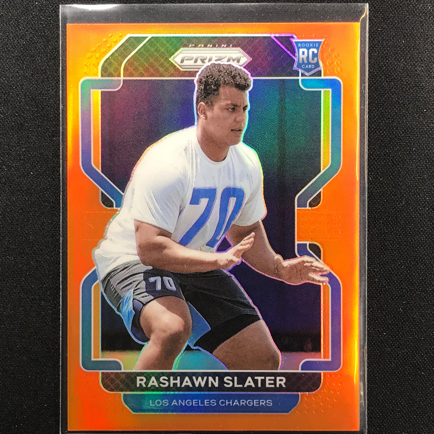 2021 Prizm Rashawn Slater Rookie Orange 242/249