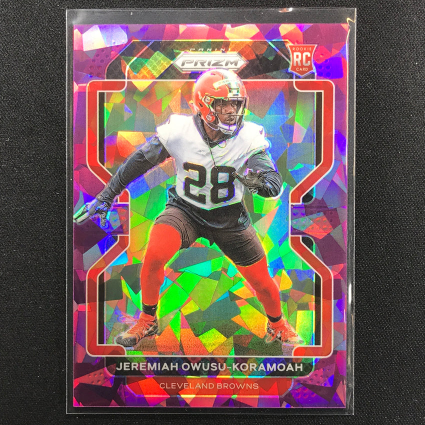 2021 Prizm Jeremiah Owusu-koramoah Rookie Purple Ice 225/225