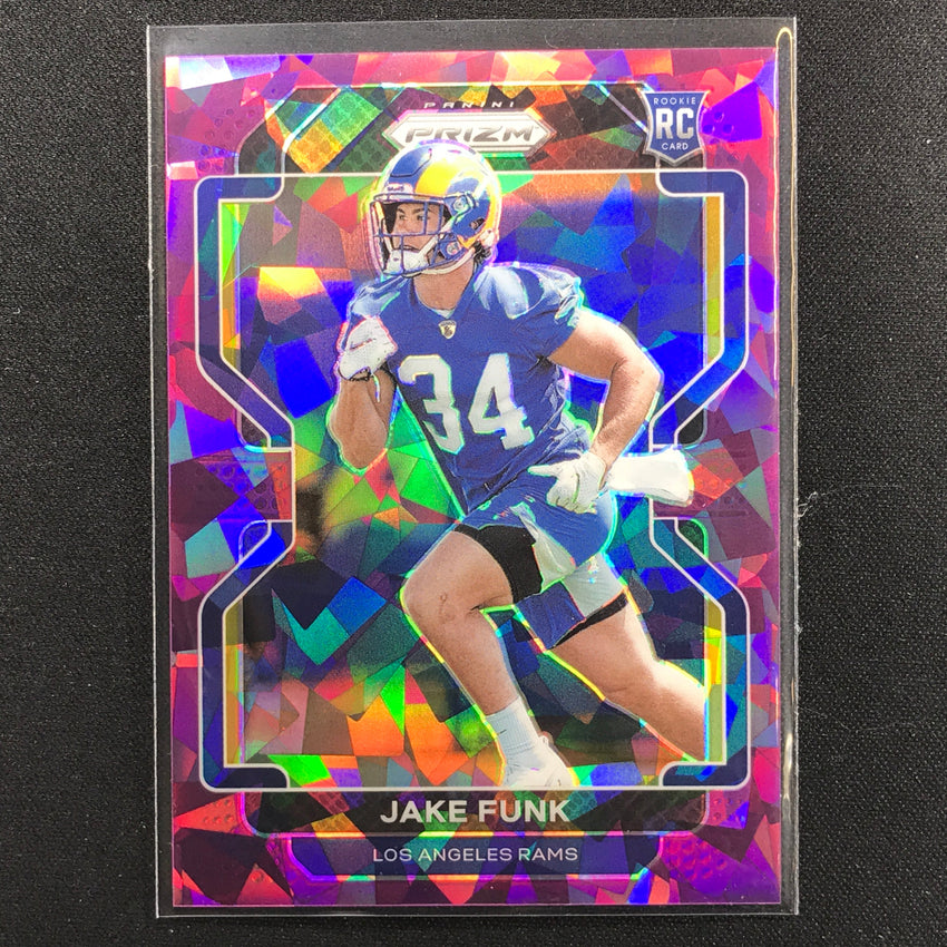 2021 Prizm Jake Funk Rookie Purple Ice 212/225