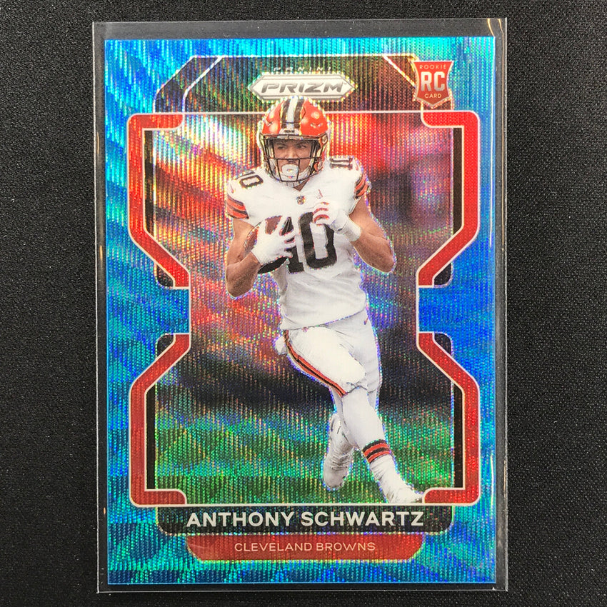 2021 Prizm Anthony Schwartz Rookie Blue Wave 81/199