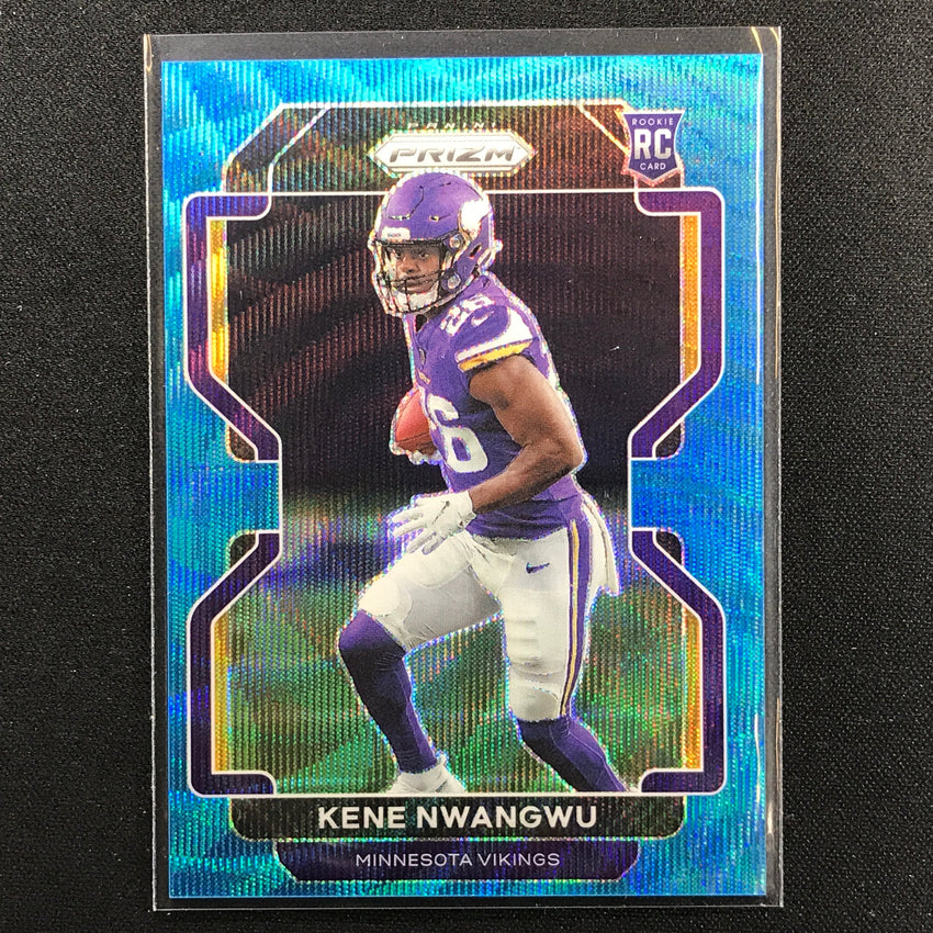 2021 Prizm Kene Nwangwu Rookie Blue Wave 23/199