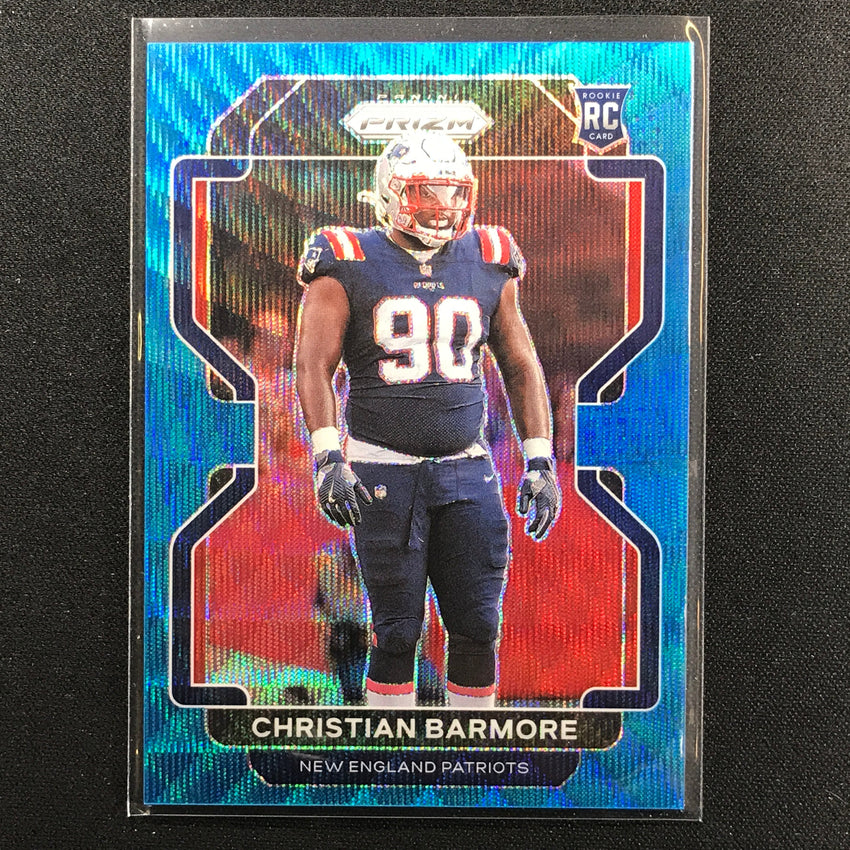 2021 Prizm Christian Barmore Rookie Blue Wave /199
