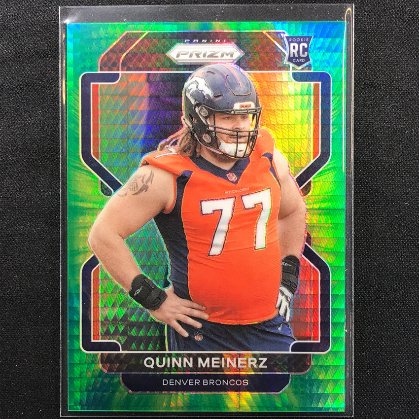 2021 Prizm Quinn Meinerz Rookie Hyper 16/175