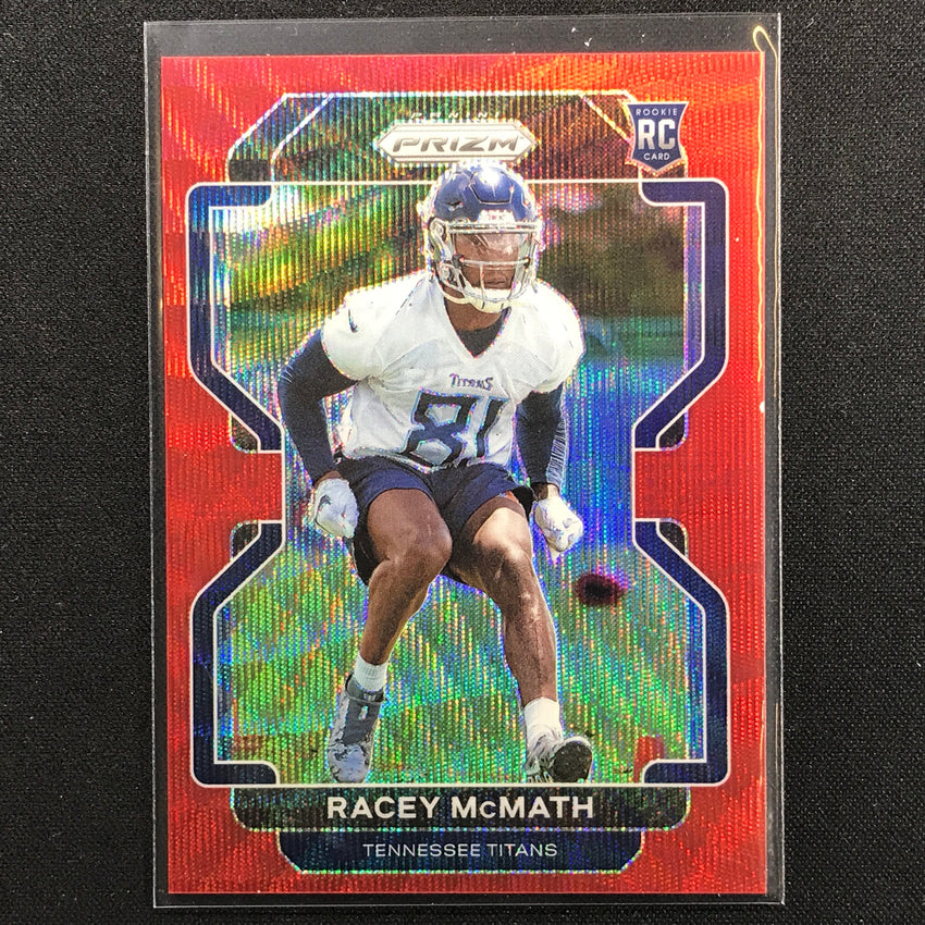 2021 Prizm Racey Mcmath Rookie Red Wave 142/149