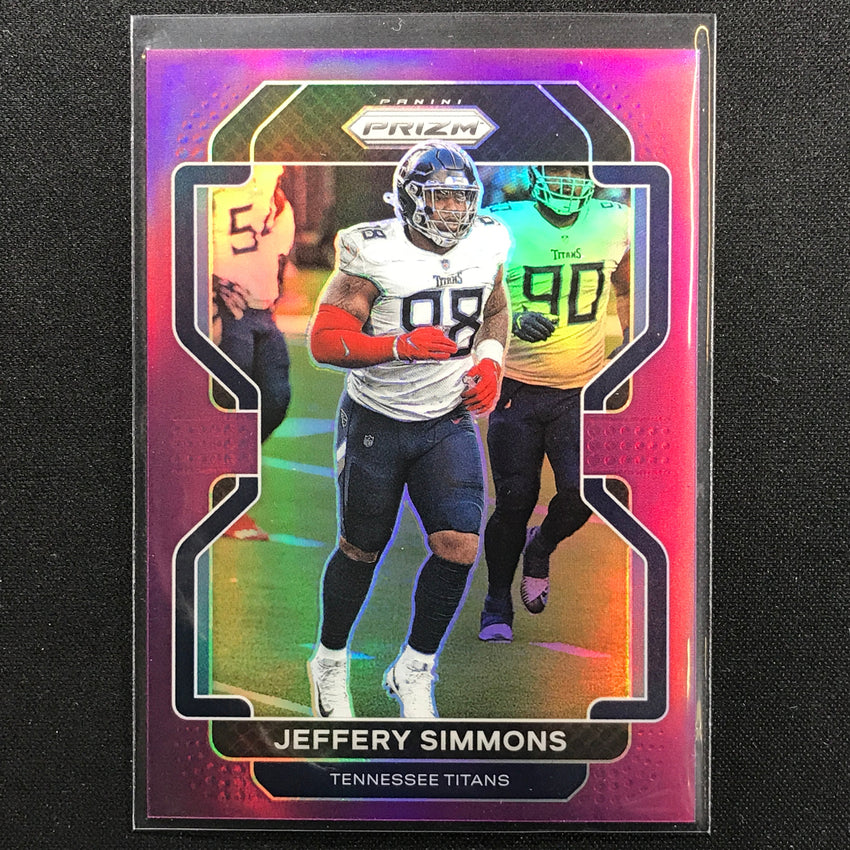 2021 Prizm Jeffery Simmons Purple 11/125