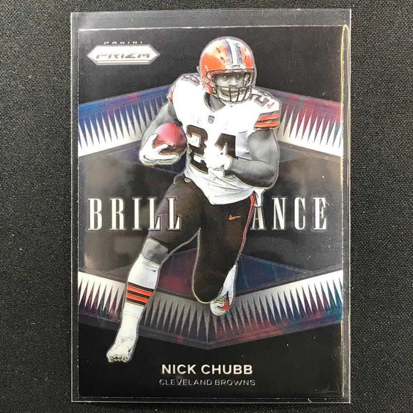 2021 Prizm Nick Chubb Brilliance Base No 13