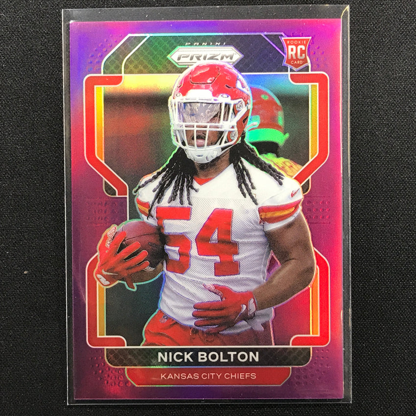 2021 Prizm Nick Bolton Rookie Purple 9/125