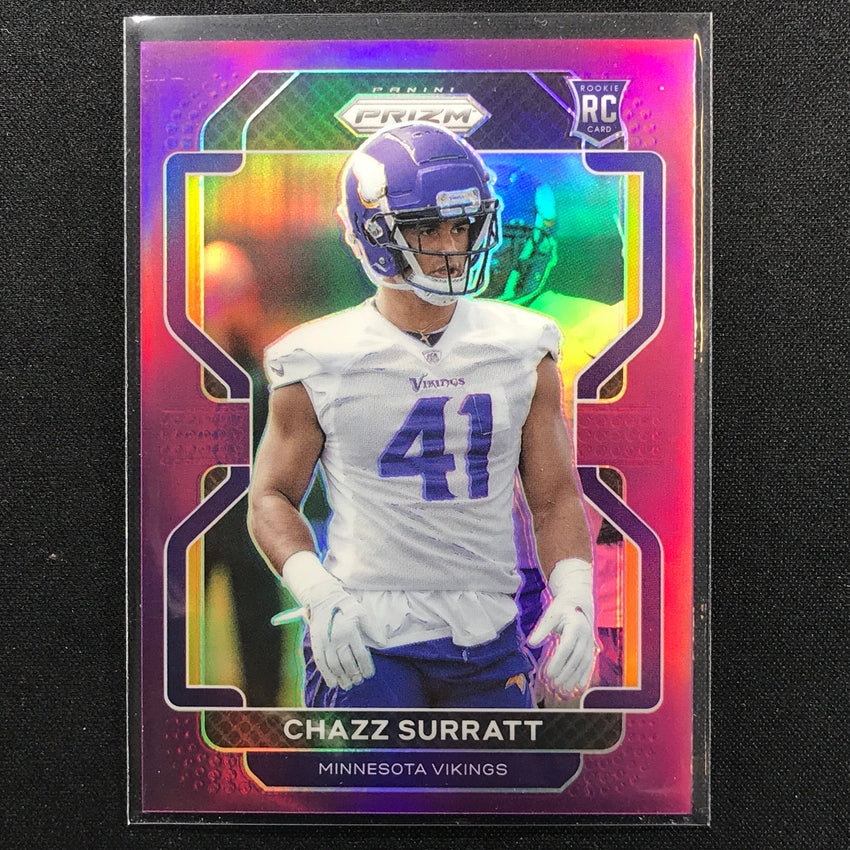 2021 Prizm Chazz Surratt Rookie Purple 44/125