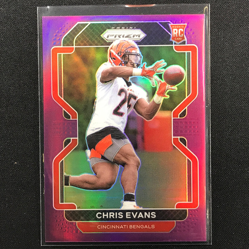2021 Prizm Chris Evans Rookie Purple 26/125