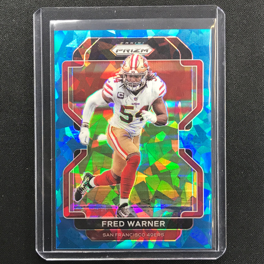 2021 Prizm Fred Warner Blue Ice 61/99