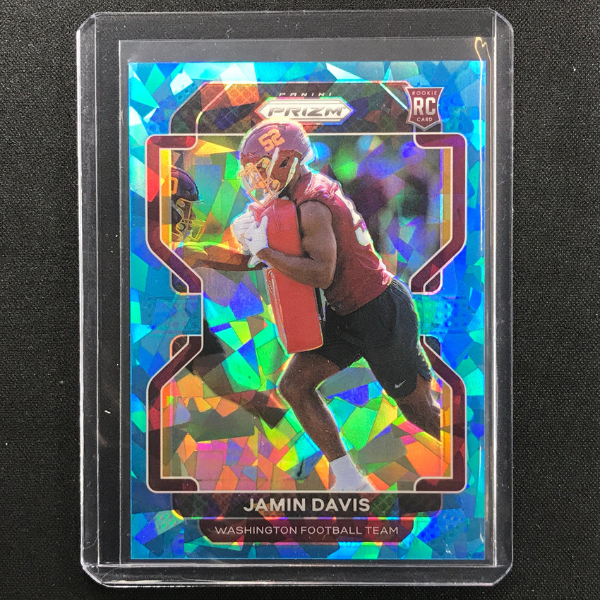 2021 Prizm Jamin Davis Rookie Blue Ice 9/99