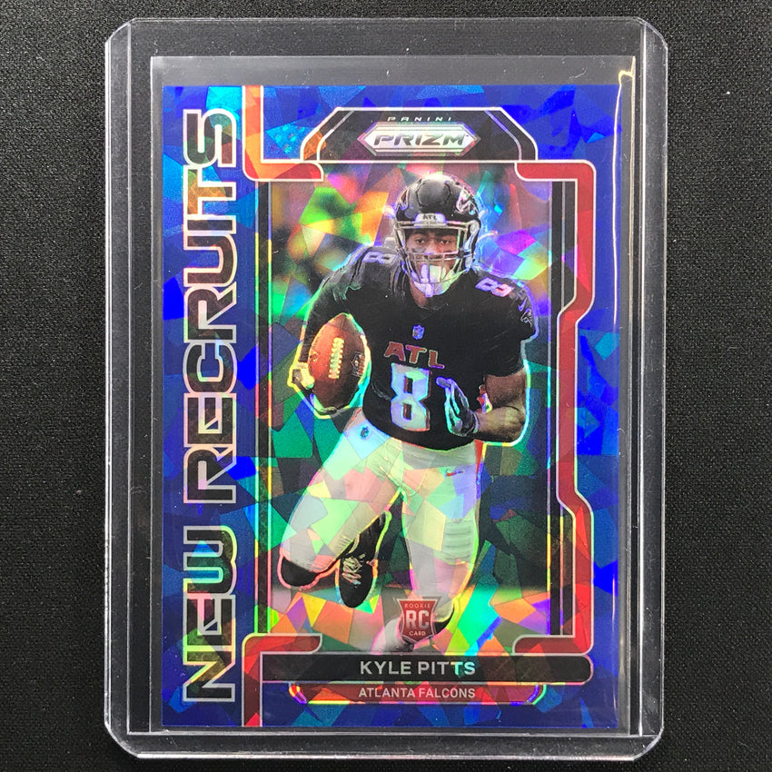 2021 Prizm Kyle Pitts New Recruits Rookie Blue Ice 30/99