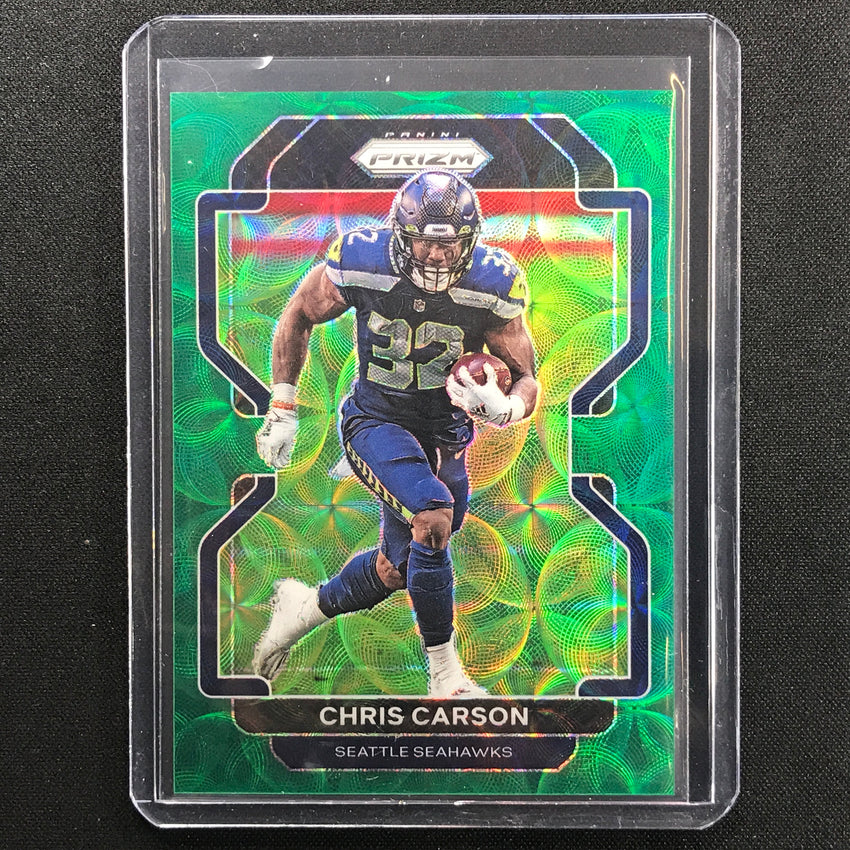 2021 Prizm Chris Carson Green Scope 38/75