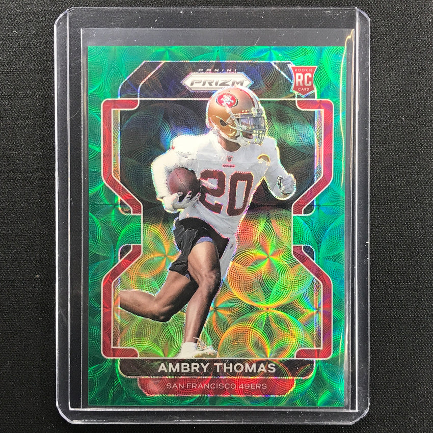 2021 Prizm Ambry Thomas Rookie Green Scope 69/75