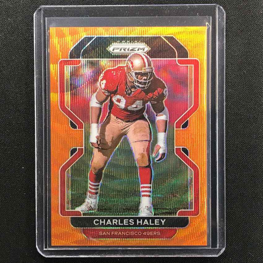 2021 Prizm Charles Haley Orange Wave 53/60