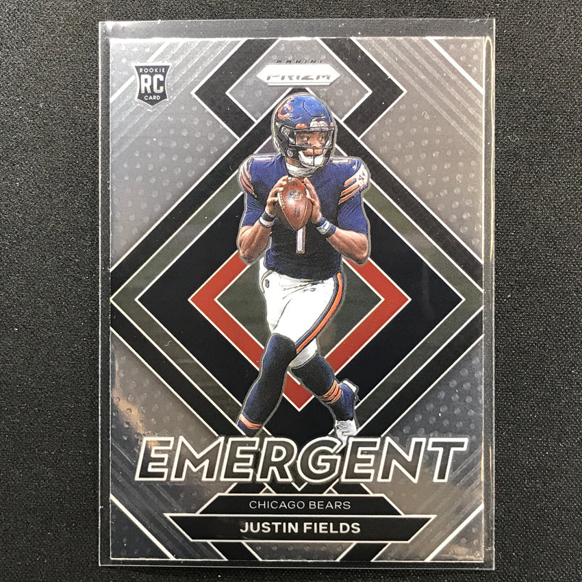 2021 Prizm Justin Fields Emergent Rookie Base No 4