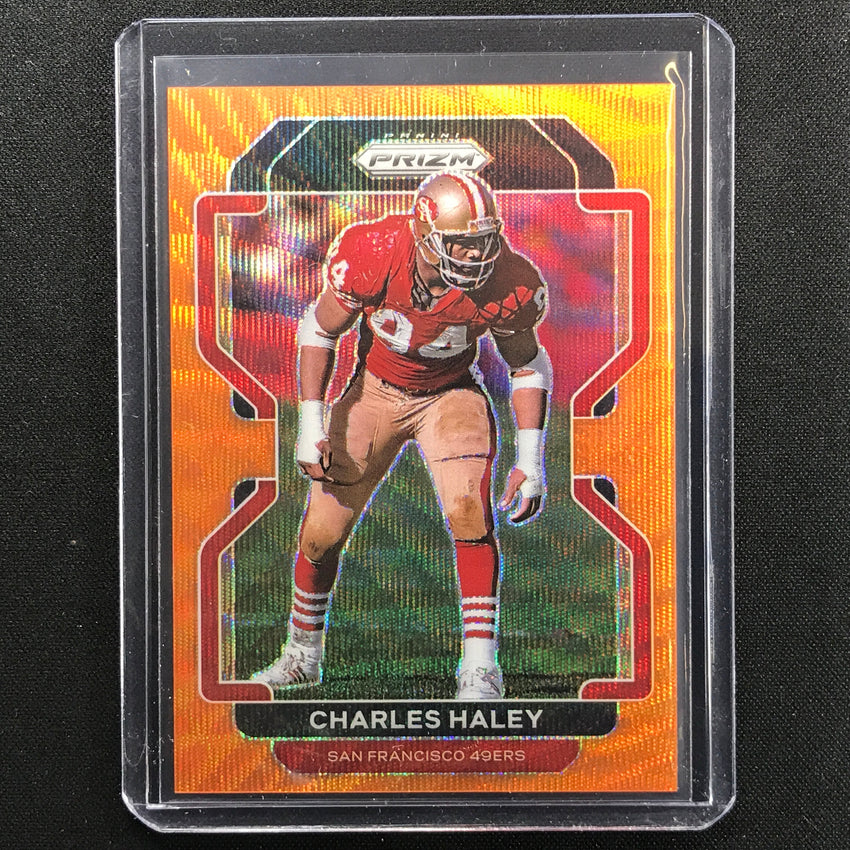 2021 Prizm Charles Haley Orange Wave 60/60