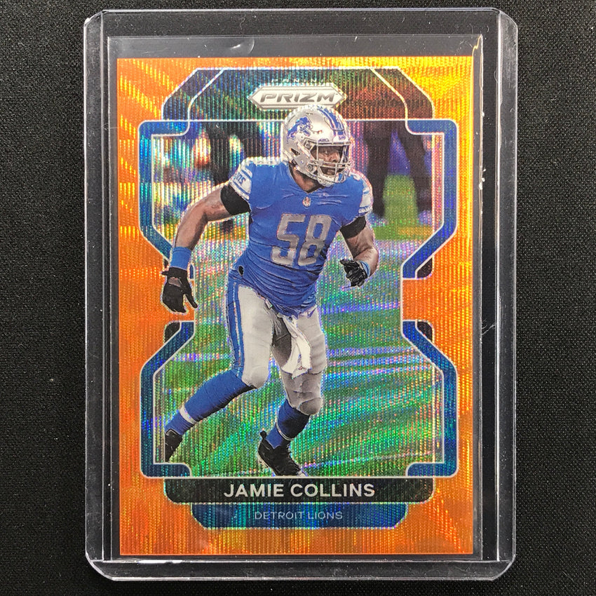 2021 Prizm Jamie Collins Orange Wave 22/60