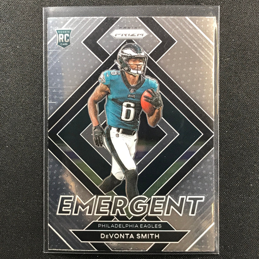 2021 Prizm Devonta Smith Emergent Rookie Base No 5