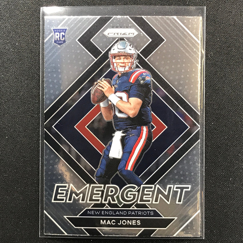 2021 Prizm Mac Jones Emergent Rookie Base No 6