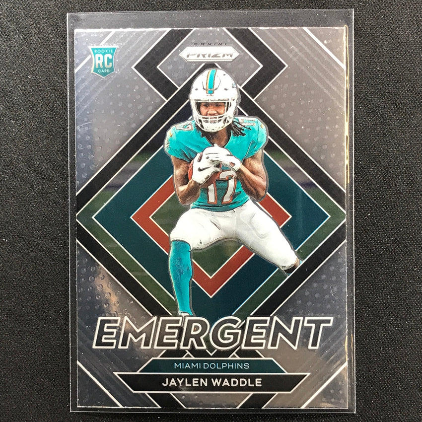 2021 Prizm Jaylen Waddle Emergent Rookie Base No 8