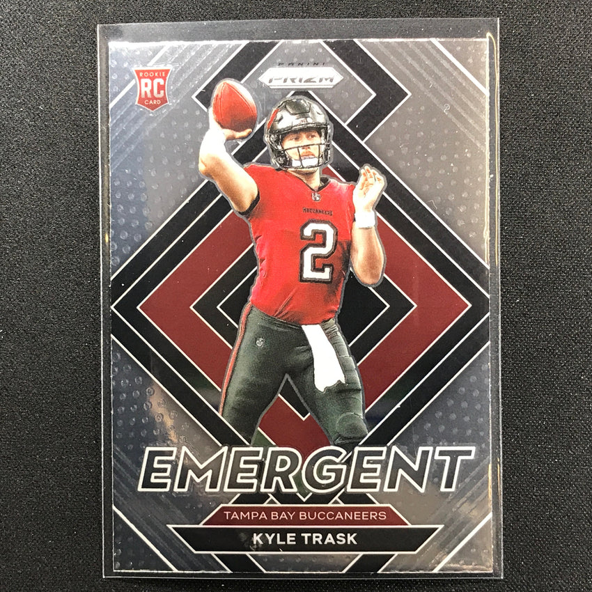 2021 Prizm Kyle Trask Emergent Rookie Base No 9
