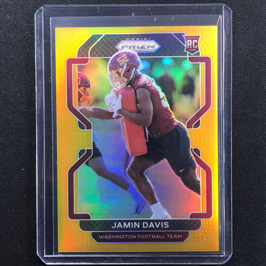 2021 Prizm Jamin Davis Rookie Gold 7/10