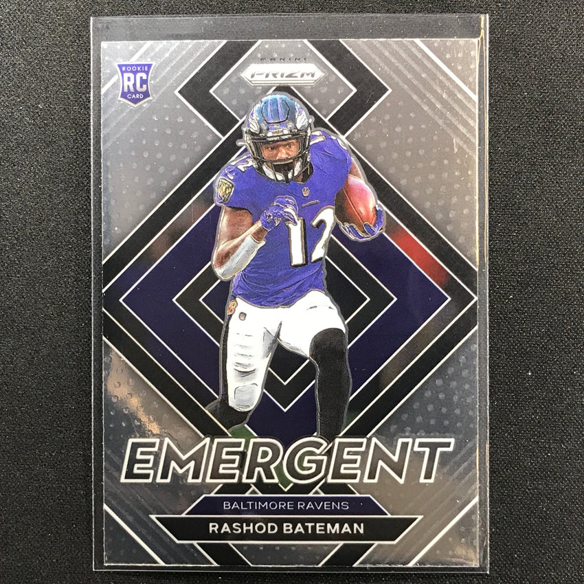 2021 Prizm Rashod Bateman Emergent Rookie Base No 10