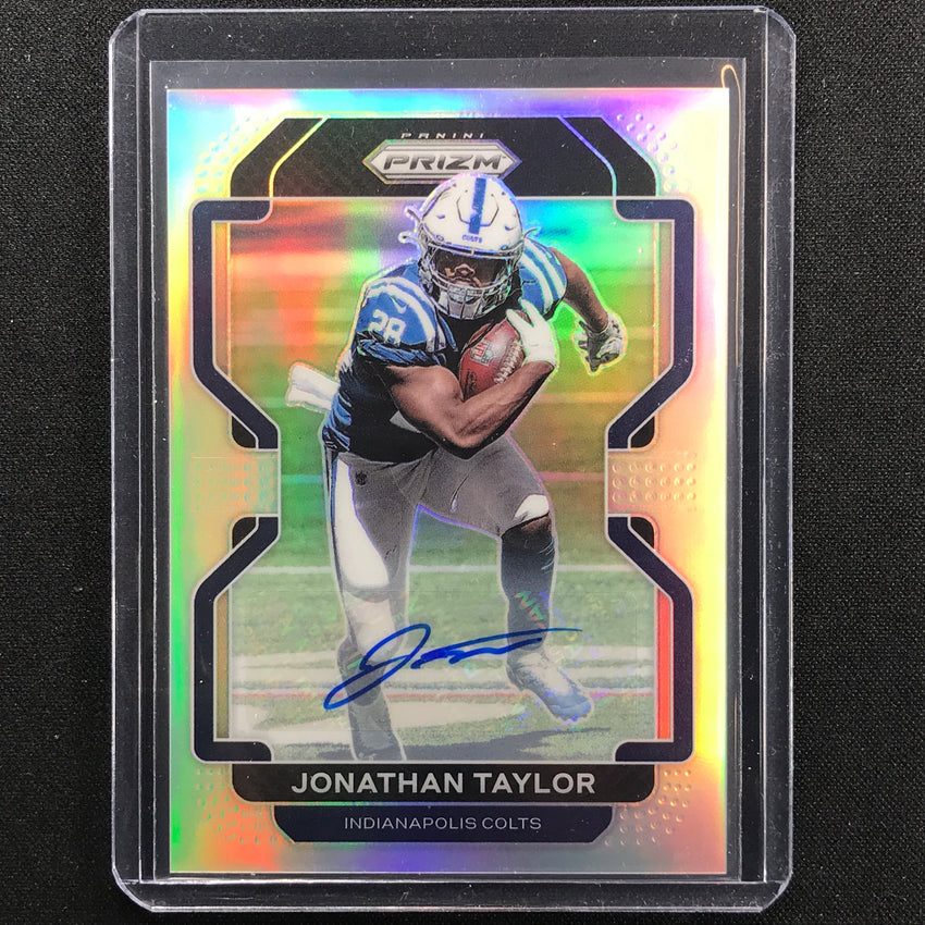2021 Prizm Jonathan Taylor Base Autographs Prizm Silver No 25