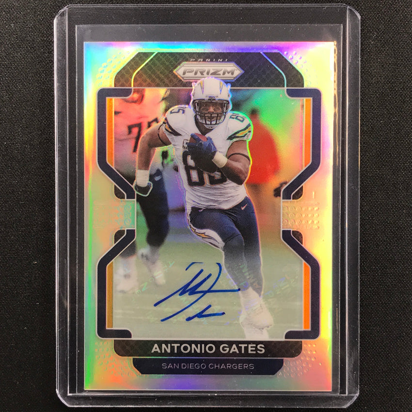 2021 Prizm ANTONIO GATES Base Autographs Prizm Silver #175