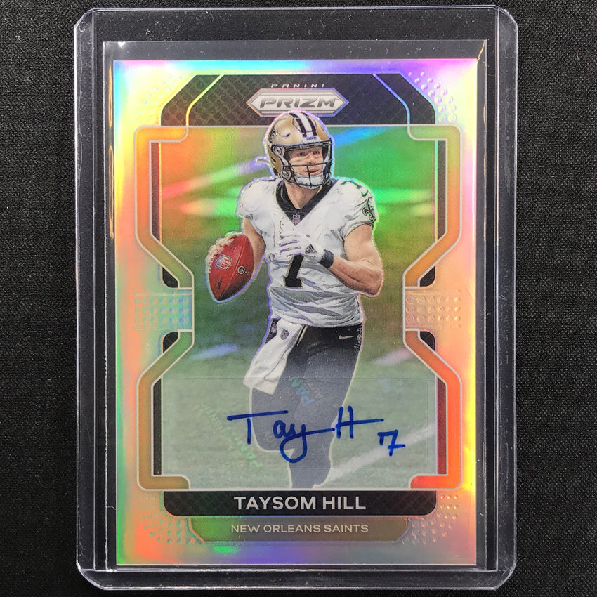 2021 Prizm Taysom Hill Base Autographs Prizm Silver No 303