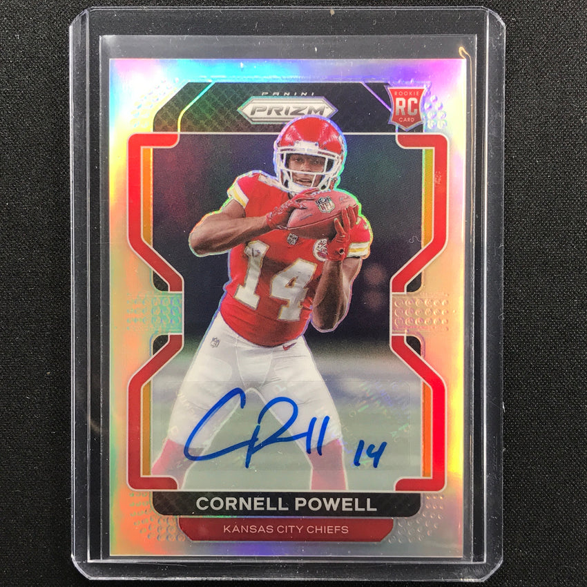 2021 Prizm CORNELL POWELL Rookie Autographs Prizm Silver #370
