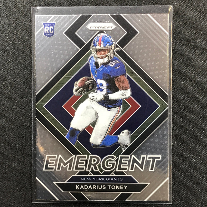 2021 Prizm Kadarius Toney Emergent Rookie Base No 12
