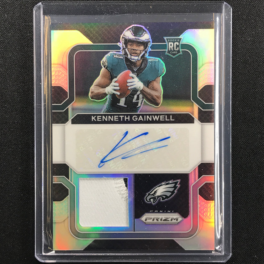 2021 Prizm Kenneth Gainwell Rookie Patch Autographs Silver 47/99