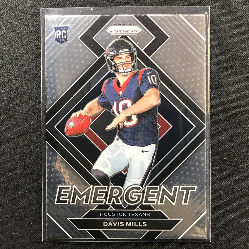 2021 Prizm Davis Mills Emergent Rookie Base No 18