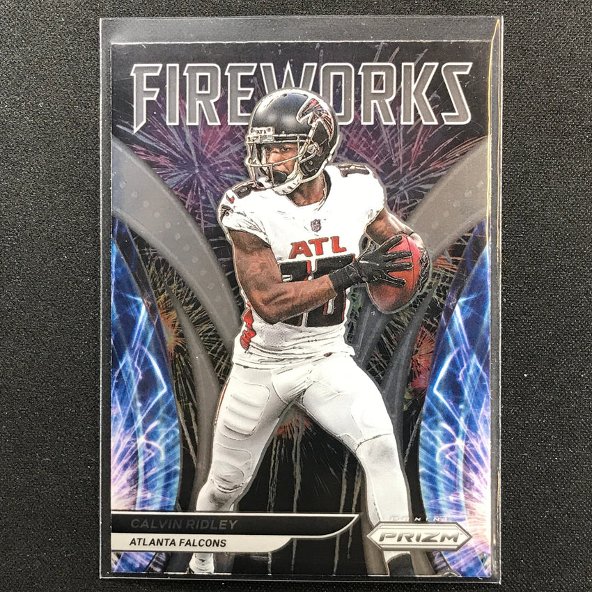2021 Prizm Calvin Ridley Fireworks Base No 7